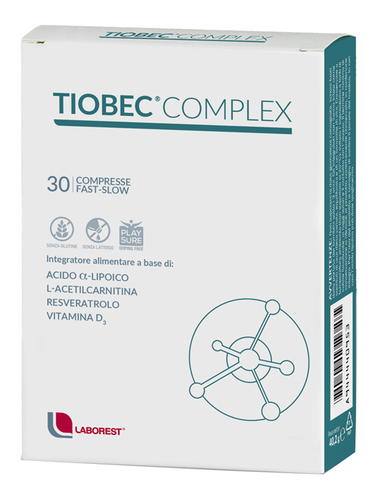 TIOBEC COMPLEX 30 COMPRESSE FAST SLOW - Farmacia Sant Anna SAS del Dott. Mariani Federigo