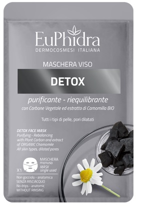 EUPHIDRA MASCHERA VISO DETOX 1 PEZZO - Farmacia Sant Anna SAS del Dott. Mariani Federigo