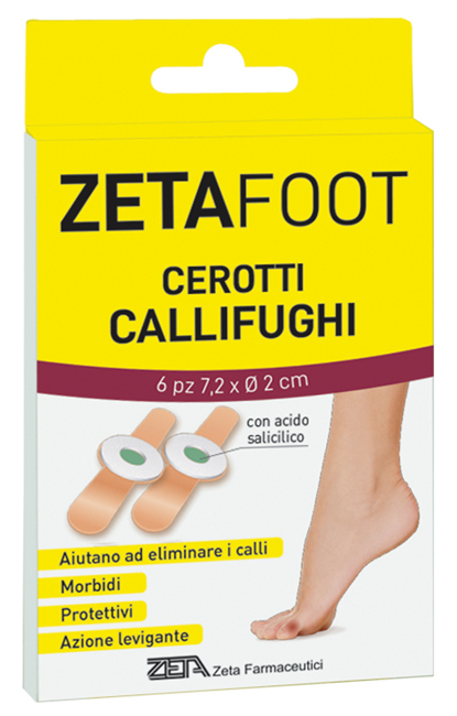 ZETAFOOT CEROTTO CALLIFUGO DISCHETTO CENTRALE 6 PEZZI - Farmacia Sant Anna SAS del Dott. Mariani Federigo