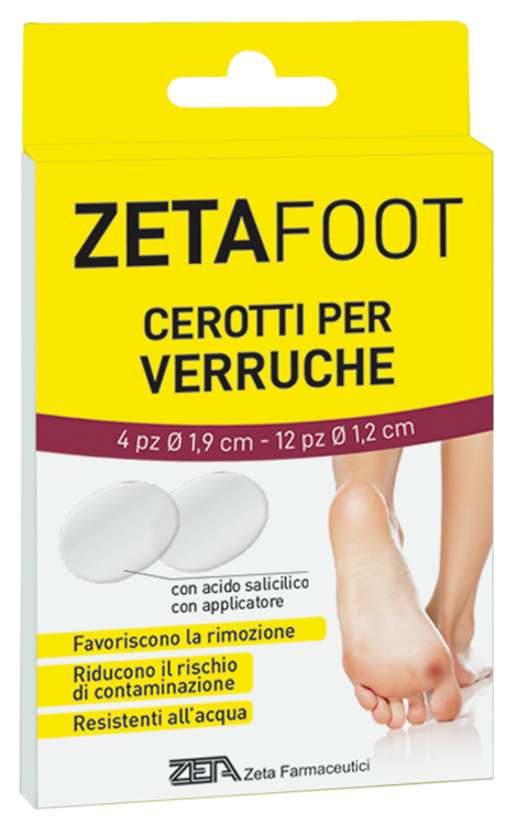 ZETAFOOT CEROTTO VERRUCHE ASSORTITO 16 PEZZI - Farmacia Sant Anna SAS del Dott. Mariani Federigo