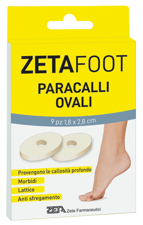 ZETAFOOT PARACALLO OVALE LATTICE 9 PEZZI - Farmacia Sant Anna SAS del Dott. Mariani Federigo