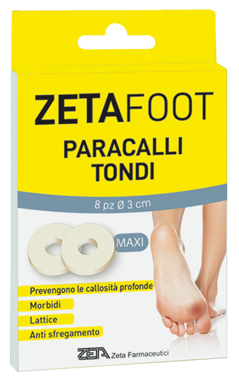 ZETAFOOT PARACALLO GRANDE TONDO LATTICE 8 PEZZI - Farmacia Sant Anna SAS del Dott. Mariani Federigo