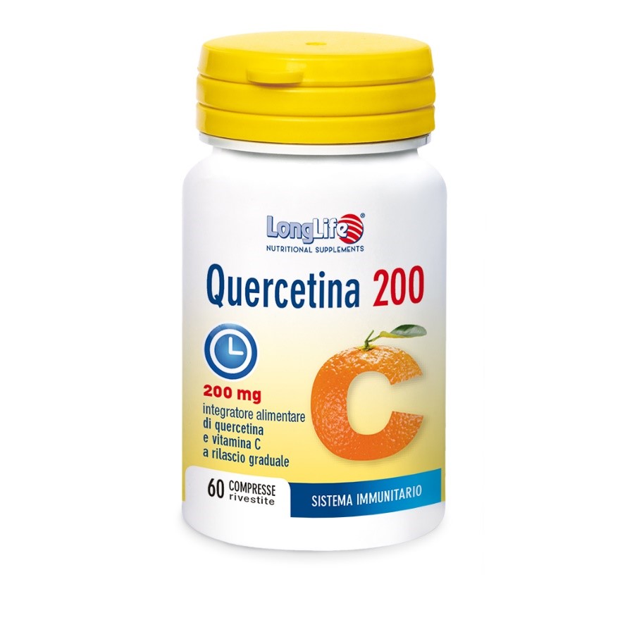 LONGLIFE QUERCETINA 200 60 COMPRESSE RIVESTITE - Farmacia Sant Anna SAS del Dott. Mariani Federigo