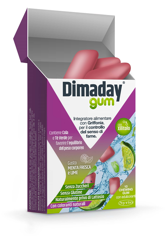 DIMADAY GUM 10 CHEWING GUM - Farmacia Sant Anna SAS del Dott. Mariani Federigo