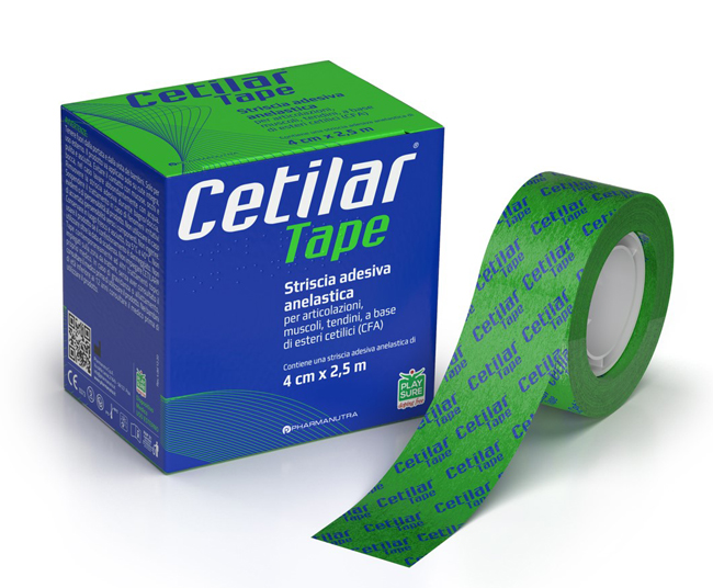 STRISCIA ADESIVA ANELASTICA CETILAR TAPE CM 4 X 2,5 M - Farmacia Sant Anna SAS del Dott. Mariani Federigo