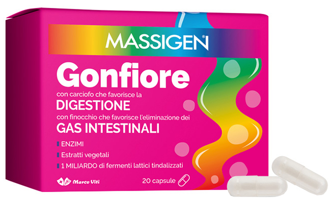 MASSIGEN GONFIORE 20 CAPSULE - Farmacia Sant Anna SAS del Dott. Mariani Federigo