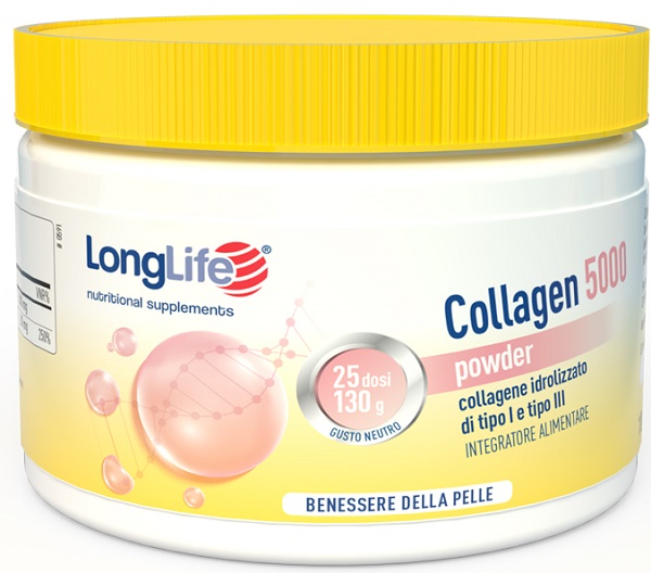 LONGLIFE COLLAGEN 5000 POWDER 130 G - Farmacia Sant Anna SAS del Dott. Mariani Federigo