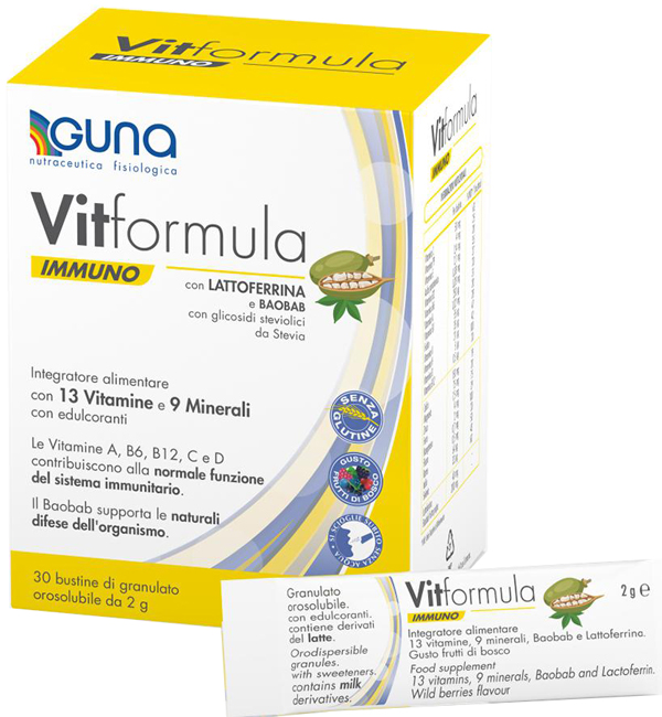 VITFORMULA IMMUNO 30 STICK DA 2 G - Farmacia Sant Anna SAS del Dott. Mariani Federigo