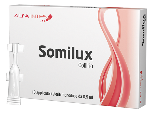 SOMILUX COLLIRIO 10 APPLICATORI STERILI MONODOSE DA 0,5 ML - Farmacia Sant Anna SAS del Dott. Mariani Federigo