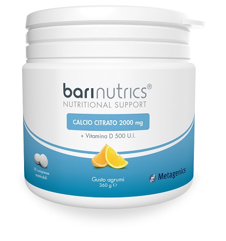 BARINUTRICS CALCIO CITRATO ARANCIA LIMONE ITA 90 COMPRESSE - Farmacia Sant Anna SAS del Dott. Mariani Federigo
