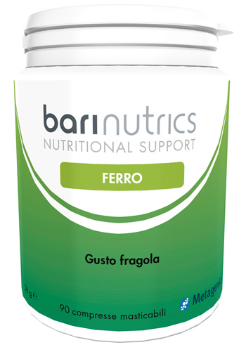 BARINUTRICS FERRO FRAGOLA ITA 90 COMPRESSE - Farmacia Sant Anna SAS del Dott. Mariani Federigo