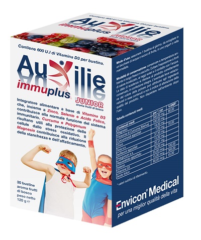 AUXILIE IMMUPLUS JUNIOR SOLUBILE 30 STICK PACK - Farmacia Sant Anna SAS del Dott. Mariani Federigo