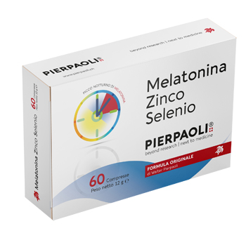 MELATONINA ZINCO SELENIO PIERPAOLI 60 COMPRESSE - Farmacia Sant Anna SAS del Dott. Mariani Federigo