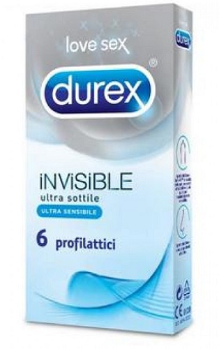 DUREX INVISIBLE PROFILATTICO 6 PEZZI - Farmacia Sant Anna SAS del Dott. Mariani Federigo