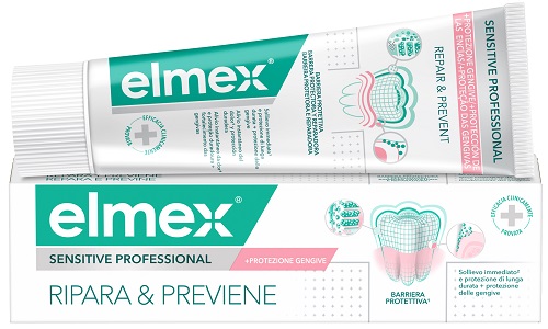 DENTIFRICIO ELMEX SENSITIVE RIPARA & PREVIENE 75 ML - Farmacia Sant Anna SAS del Dott. Mariani Federigo