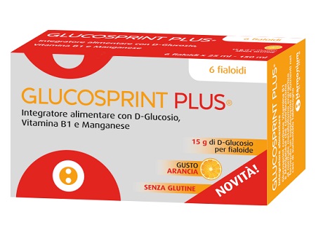 GLUCOSPRINT PLUS ARANCIA 6 FIALOIDI DA 25 ML - Farmacia Sant Anna SAS del Dott. Mariani Federigo