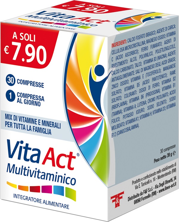 VITA ACT MULTIVITAMINICO 30 COMPRESSE - Farmacia Sant Anna SAS del Dott. Mariani Federigo