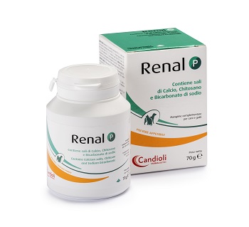 RENAL P MANGIME COMPLEMENTARE PER CANI E GATTI BARATTOLO 70 G - Farmacia Sant Anna SAS del Dott. Mariani Federigo