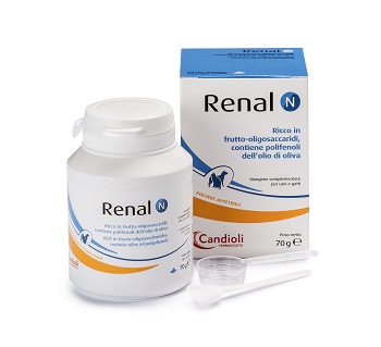 RENAL N MANGIME COMPLEMENTARE PER CANI E GATTI BARATTOLO 70 G - Farmacia Sant Anna SAS del Dott. Mariani Federigo