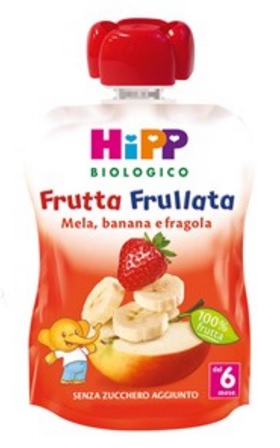 HIPP BIO FRUTTA FRULLATA MELA BANANA FRAGOLA 90 G - Farmacia Sant Anna SAS del Dott. Mariani Federigo