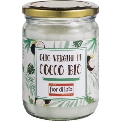 FIOR DI LOTO OLIO VERGINE DI COCCO BIO 450 ML - Farmacia Sant Anna SAS del Dott. Mariani Federigo