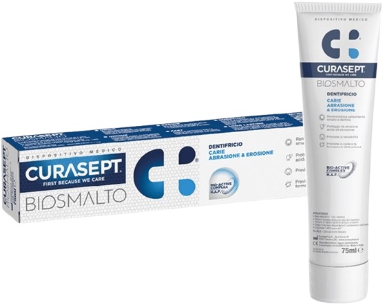 CURASEPT BIOSMALTO CARIE DENTIFRICIO 75 ML - Farmacia Sant Anna SAS del Dott. Mariani Federigo