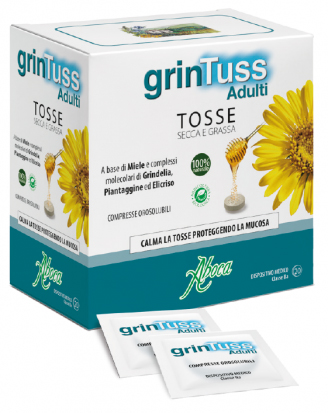 GRINTUSS ADULTI 20 COMPRESSE CON POLIRESIN 1,5 G - Farmacia Sant Anna SAS del Dott. Mariani Federigo