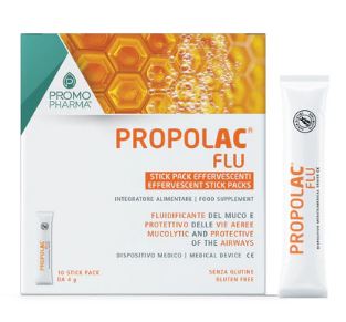 PROPOL AC FLU EFFERVESCENTE 10 BUSTINE - Farmacia Sant Anna SAS del Dott. Mariani Federigo