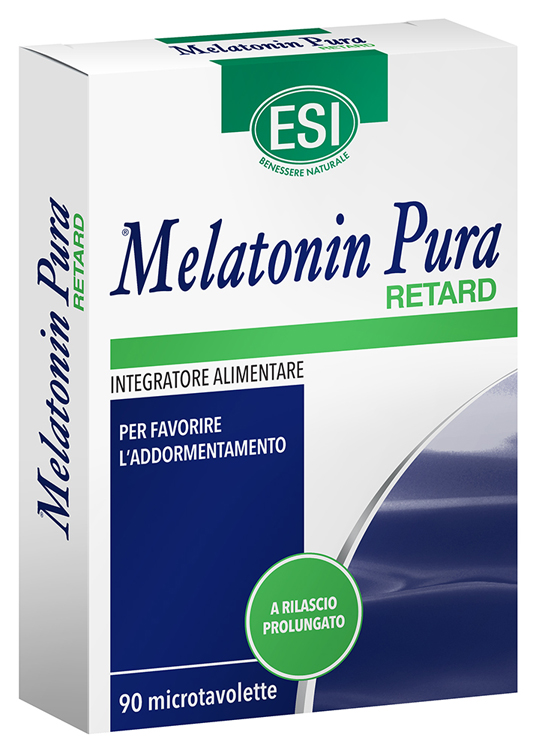 ESI MELATONIN PURA RETARD 90 MICROTAVOLETTE - Farmacia Sant Anna SAS del Dott. Mariani Federigo