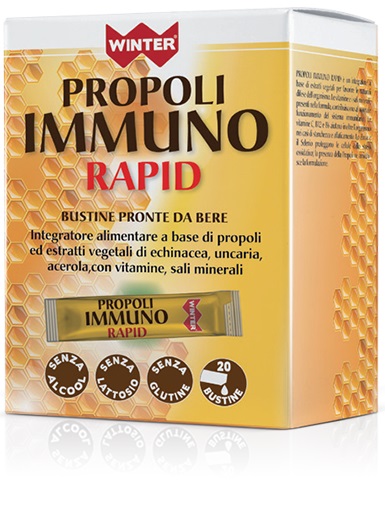 WINTER PROPOLI IMMUNO RAPID 20 BUSTINE - Farmacia Sant Anna SAS del Dott. Mariani Federigo