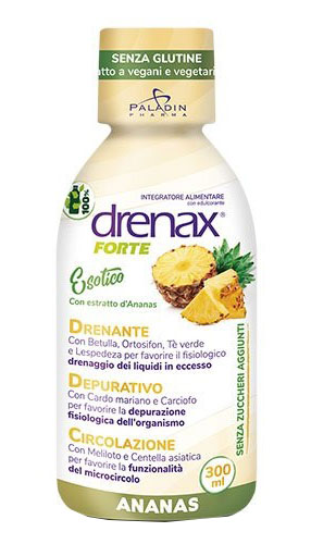 DRENAX FORTE ESOTICO CON ESTRATTO D'ANANAS 300 ML - Farmacia Sant Anna SAS del Dott. Mariani Federigo
