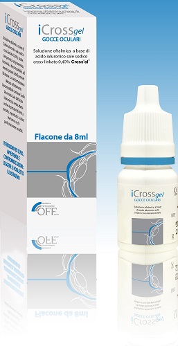 ICROSS GEL GOCCE OCULARI ACIDO IALURONICO CROSS-LINKATO 0,4% 8 ML - Farmacia Sant Anna SAS del Dott. Mariani Federigo