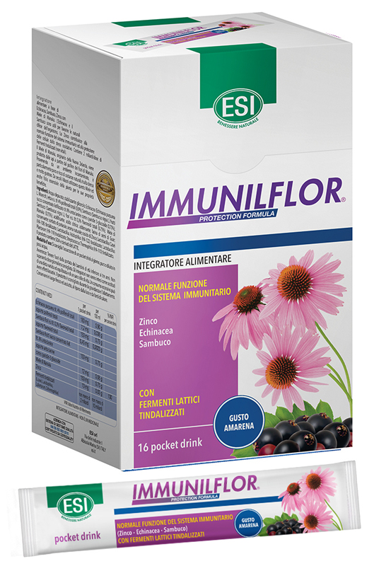 ESI IMMUNILFLOR POCKET DRINK 16 POCKET DRINK - Farmacia Sant Anna SAS del Dott. Mariani Federigo