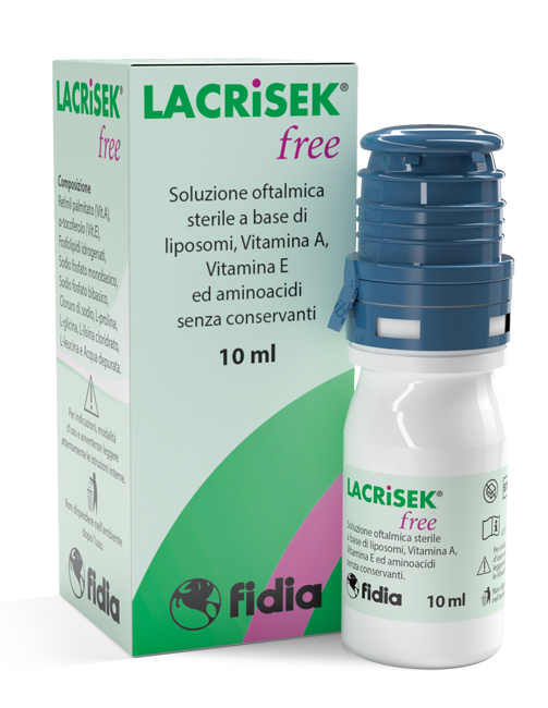 LACRISEK FREE SOLUZIONE OFTALMICA SENZA CONSERVANTI 10 ML - Farmacia Sant Anna SAS del Dott. Mariani Federigo