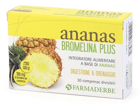 ANANAS BROMELINA PLUS 30 COMPRESSE - Farmacia Sant Anna SAS del Dott. Mariani Federigo