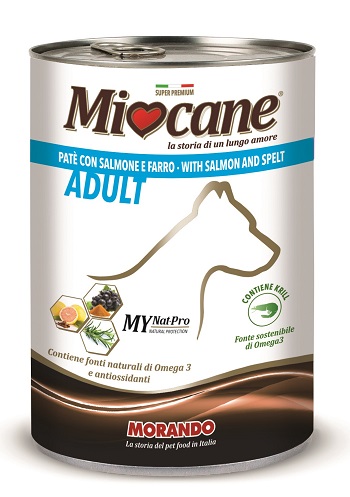 MIOCANE PATE' SALMONE E FARRO - Farmacia Sant Anna SAS del Dott. Mariani Federigo
