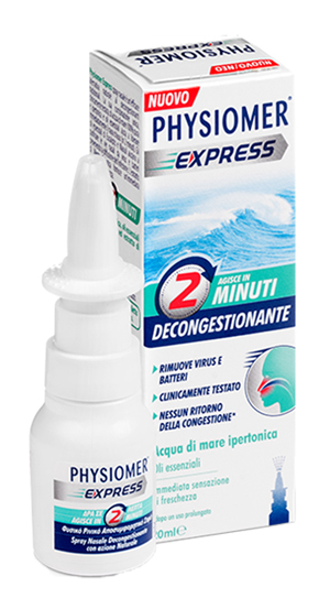 SPRAY NASALE PHYSIOMER EXPRESS SPRAY 20 ML - Farmacia Sant Anna SAS del Dott. Mariani Federigo