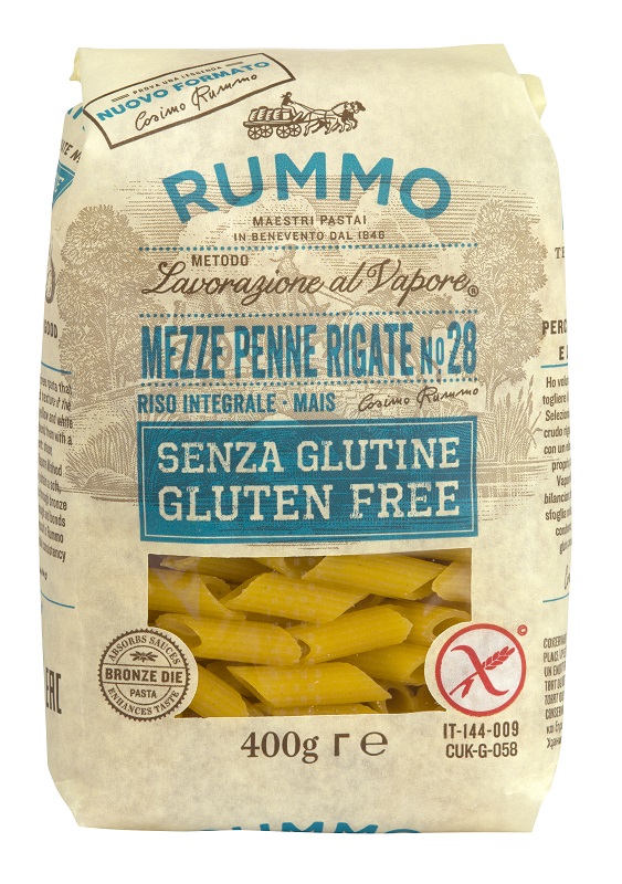 RUMMO MEZZE PENNE RIGATE N28 RISO INTEGRALE E MAIS 400 G - Farmacia Sant Anna SAS del Dott. Mariani Federigo