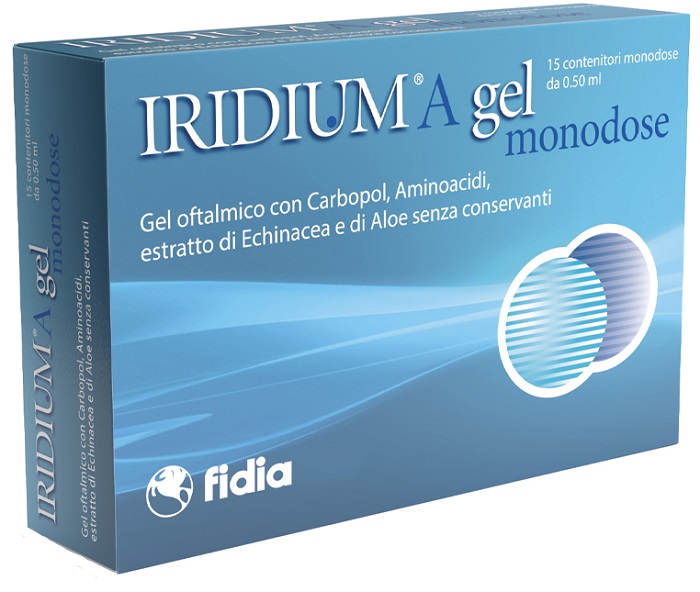 IRIDIUM A GEL OFTALMICO MONODOSE 15 CONTENITORI DA 0,50 ML - Farmacia Sant Anna SAS del Dott. Mariani Federigo
