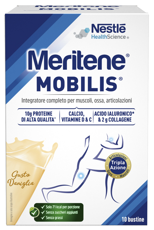 MERITENE MOBILIS GUSTO VANIGLIA 10 BUSTINE DA 21 G - Farmacia Sant Anna SAS del Dott. Mariani Federigo
