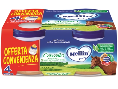 MELLIN OMOGENEIZZATO CAVALLO 4 X 80 G - Farmacia Sant Anna SAS del Dott. Mariani Federigo
