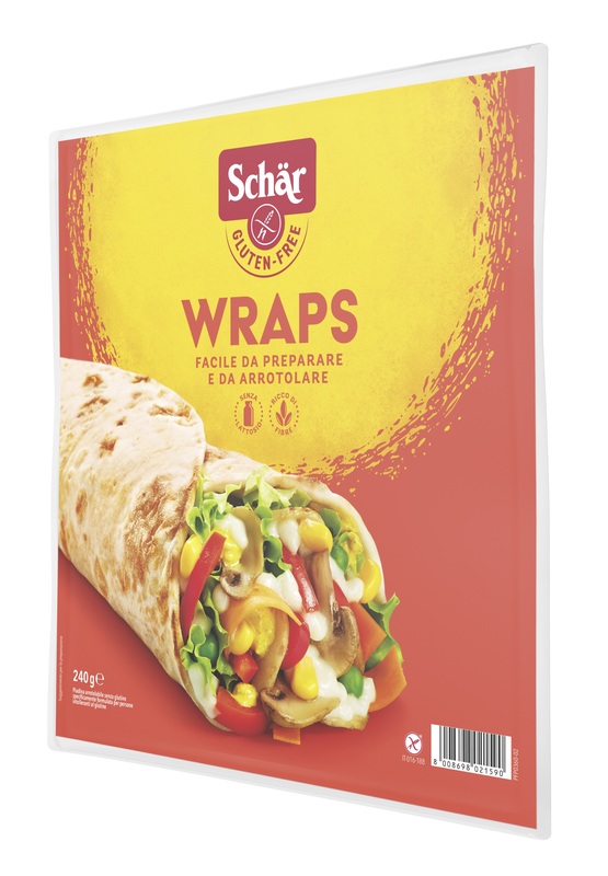 SCHAR WRAPS PIADINA ARROTOLABILE SENZA LATTOSIO 240 G - Farmacia Sant Anna SAS del Dott. Mariani Federigo