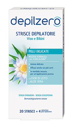 DEPILZERO STRISCE VISO E BIKINI 20 PEZZI - Farmacia Sant Anna SAS del Dott. Mariani Federigo