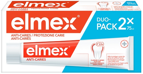 ELMEX PROTEZIONE CARIE 2 X 75 ML - Farmacia Sant Anna SAS del Dott. Mariani Federigo