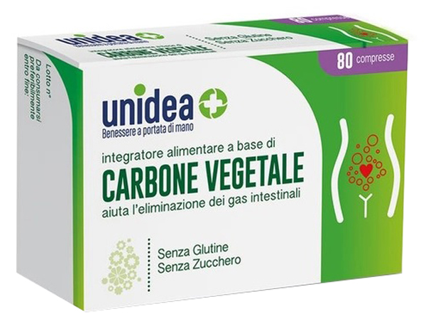 UNIDEA CARBONE VEGETALE 80 COMPRESSE - Farmacia Sant Anna SAS del Dott. Mariani Federigo