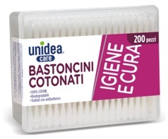 UNIDEA BASTONCINI COTONATI 200 PEZZI - Farmacia Sant Anna SAS del Dott. Mariani Federigo