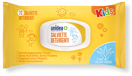UNIDEA SALVIETTINE UMIDIFICATE BABY 72 PEZZI - Farmacia Sant Anna SAS del Dott. Mariani Federigo