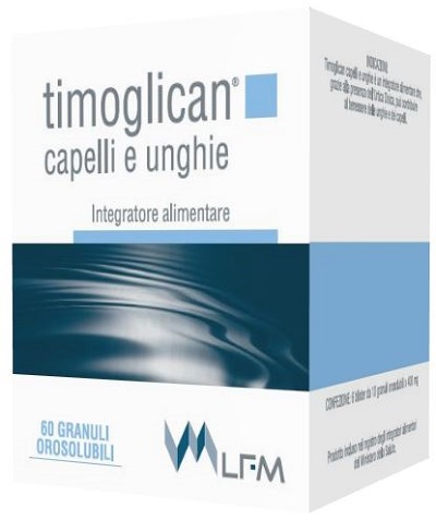 TIMOGLICAN CAPELLI E UNGHIE 60 GRANULI 24 G - Farmacia Sant Anna SAS del Dott. Mariani Federigo