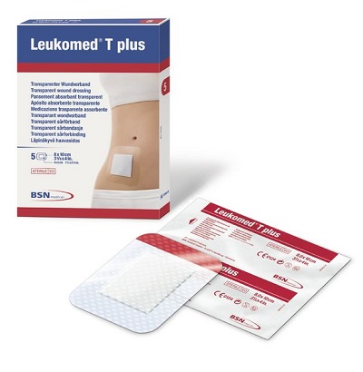 LEUKOMED T PLUS MEDICAZIONE POST-OPERATORIA TRASPARENTE IMPERMEABILE 7,2 X 5 CM - Farmacia Sant Anna SAS del Dott. Mariani Federigo