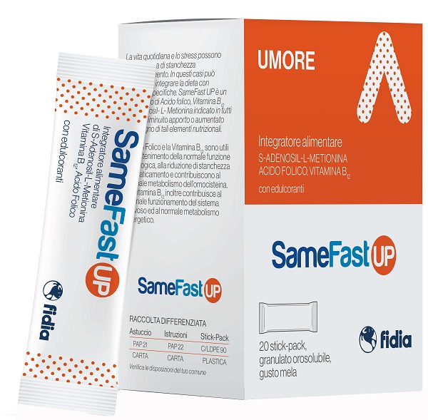 SAMEFAST UP 20 STICK PACK GRANULATO OROSOLUBILE GUSTO ANANAS - Farmacia Sant Anna SAS del Dott. Mariani Federigo
